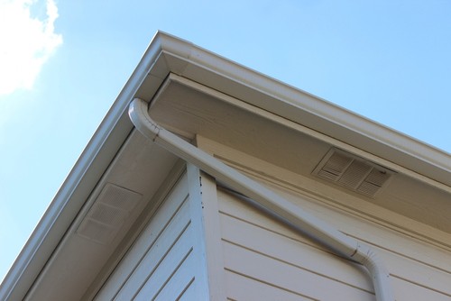 Gutter Guard System At A Residential House In Frisco Texas